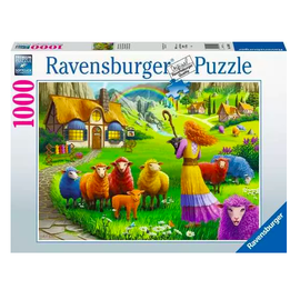 Ravensburger The Happy Sheep Yarn 1000pc Puzzle