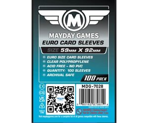 Mayday Games Mayday Sleeves: Euro Size (100) - Meeples Games