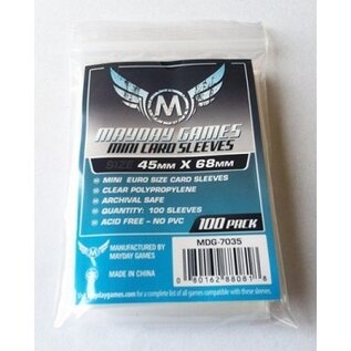Mayday Games Mayday Sleeves: Mini Euro Size (100)