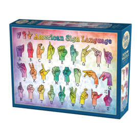 Outset Media American Sign Language 500 Pc Puzzle