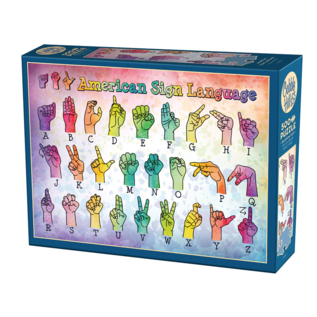 Outset Media American Sign Language 500 Pc Puzzle