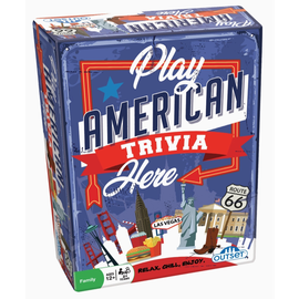 Outset Media Play American Trivia Here Board Game