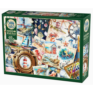 Cobble Hill Seashore Sketchbook 1000 Pc Puzzle