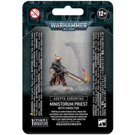 Games Workshop Warhammer 40K: Adepta Sororitas - Ministorum Priest with Vindicator