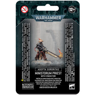 Games Workshop Warhammer 40K: Adepta Sororitas - Ministorum Priest with Vindicator