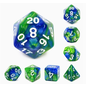 Foam Brain Dice: Poly 7 Set - Planet Earth