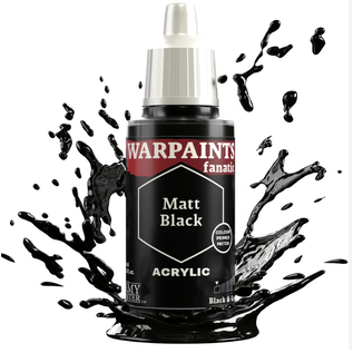 Army Painter TAP Warpaints Fanatic: Acrylic - Matte Black 18ml