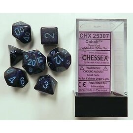 Chessex Dice: Poly 7 Set - Speckled Cobalt