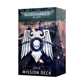 Games Workshop Warhammer 40K: Chapter Approved Mission Deck - 2025-26