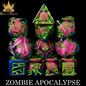 DnDDice.com Dice: Poly 11 Set - Zombie Apocolypse
