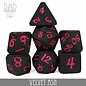DnDDice.com Dice: Poly 7 Set - Velvet Ash (Silicone)