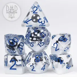 DnDDice.com Dice: Poly 7 Set - Fungal Freeze