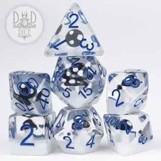 DnDDice.com Dice: Poly 7 Set - Fungal Freeze