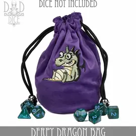 DnDDice.com Derpy Dragon Dice Bag