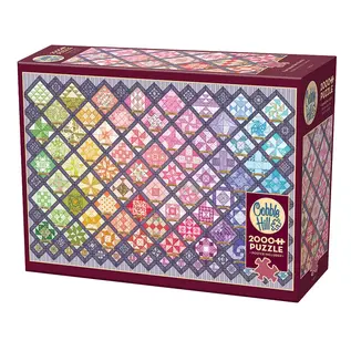 Cobble Hill Four Square Quilt Blocks 2000pc Puzzle