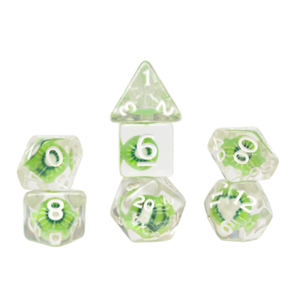 Sirius Dice: Poly 7 RPG Set Fruit Slice - Kiwi