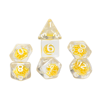 Sirius Dice: Poly 7 RPG Set Fruit Slice - Lemon