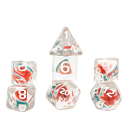 Sirius Dice: Poly 7 RPG Set Fruit Slice - Watermelon