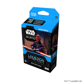 Fantasy Flight Star Wars Unlimited: Legends of the Force - Darth Maul Spotlight Deck