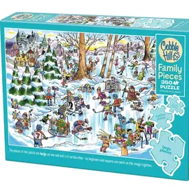 Outset Media 350pc Family Puzzle - Hockey Town