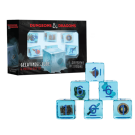 Fanroll Dice: D6 6-Pack - D&D Gelatinous Cube