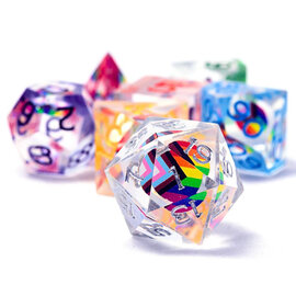 Sirius Dice: Poly 7 Set - D&D Pride Set