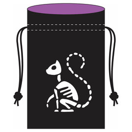 Black Oak Workshop Dice Bag: Skele-Kitty
