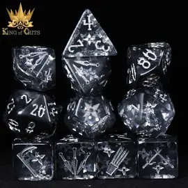 DnDDice.com Dice: Poly 11 Set - Art of Stealth