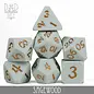 DnDDice.com Dice: Poly 7 Set - Silicone Sagewood