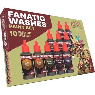 Army Painter TAP Warpaints Fanatic: Washes Paint Set