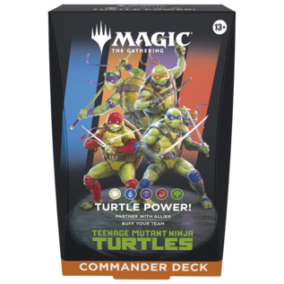 Wizards of the Coast Magic: Universes Beyond TMNT - Commander Deck Turtle Power