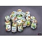 Chessex Dice: Brush 12mm D6 Wavebreak / Gold (36)