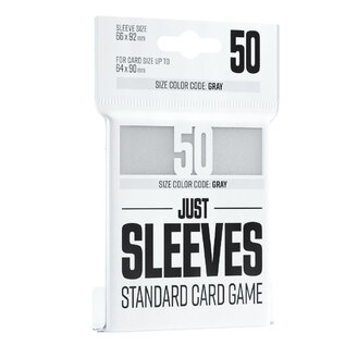 Gamegenic Just Sleeves: Standard Card Game - White (50)