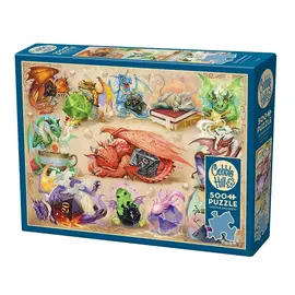 Cobble Hill D20 Dragons 500 Pc Puzzle