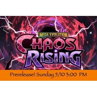 Pokemon TCG: Prerelease - Chaos Rising Sunday 5/10 3:00pm PREPAY