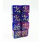 Foam Brain Dice: MTG Plus Counters - Dark Blue / Purple Glitter