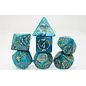 Foam Brain Dice: Drakes Flight - Cobalt Poly 7 Set