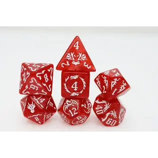 Foam Brain Dice: Drakes Flight -  Inferno Poly 7 Set