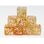 Foam Brain Dice: MTG Plus Counters - Orange / White