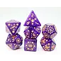 Foam Brain Dice: Shooting Stars Xenon Poly 7 Set