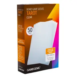 Gamegenic Board Game Sleeves Tarot (50) Clear