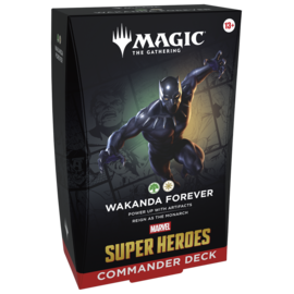 Wizards of the Coast Magic: UB Marvel Super Heroes - Wakanda Forever Commander Deck