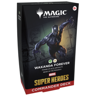 Wizards of the Coast Magic: UB Marvel Super Heroes - Wakanda Forever Commander Deck
