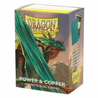 Arcane Tinmen Dragon Shield (100) Matte Dual - Power & Copper