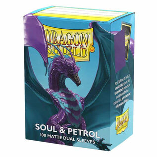 Arcane Tinmen Dragon Shield (100) Matte Dual - Soul & Petrol