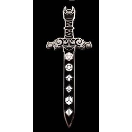 DnDDice.com Enamel Pin - Dice Sword