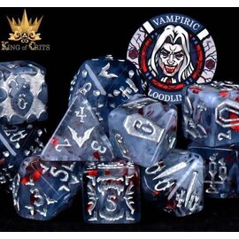 DnDDice.com Dice Poly 11 Set - Vampiric Bloodline