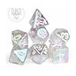 DnDDice.com Dice: Poly 7 Set - Glamoured Clear