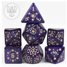 DnDDice.com Dice: Poly 7 Set - Twinkle Little Star