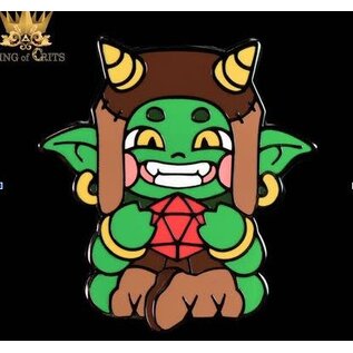 DnDDice.com Enamel Pin - Dice Goblin